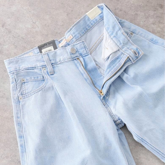 Levi's Baggy Dad Wide Leg Jeans Blue - Picture 11 of 12